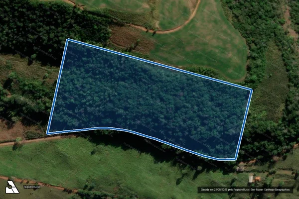 Imagem de satélite de Imóvel Rural denominado Lote n°11 do Quinhão n°12 do Imóvel Covósinho - Parte 1 em Mangueirinha - PR