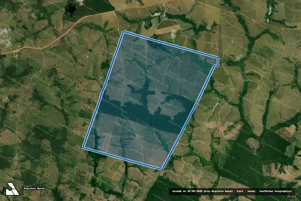 Imagem de satélite de Fazenda Sucavão - PARTE 1 em Marabá - PA