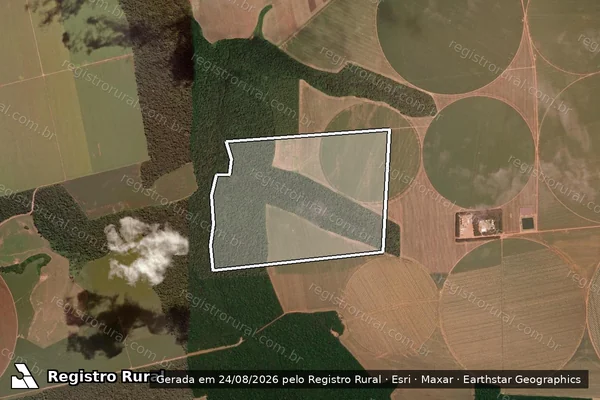 Imagem de satélite de FAZENDA GARDIN VI - Parte 1 em Vera - MT