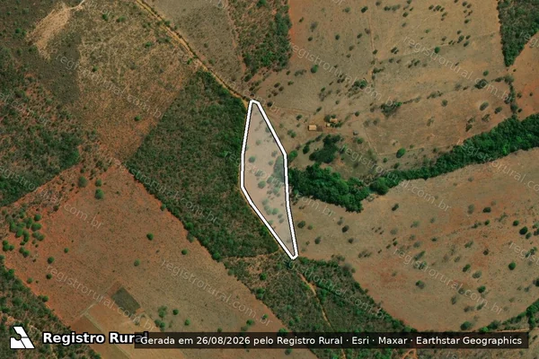 Imagem de satélite de Fazenda Aterrado - PARTE 2 em Pompéu - MG