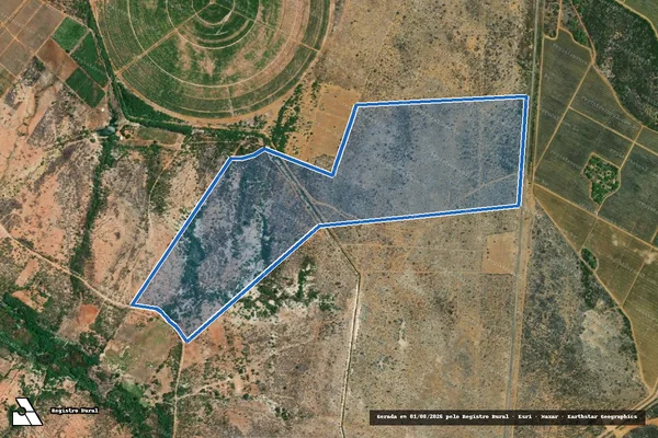 Imagem de satélite de ROÇA DA PORTA - FAZENDA TAPERA - Parte 1 em Juazeiro - BA