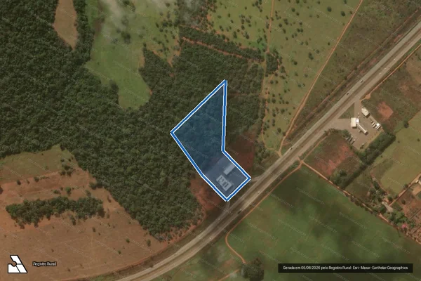 Imagem de satélite de FAZENDA PIRES - GLEBA 2 - Única em Anápolis - GO