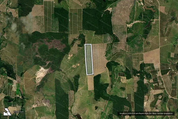 Imagem de satélite de FAZENDA STABENOW - Parcela 1 em Ecoporanga - ES