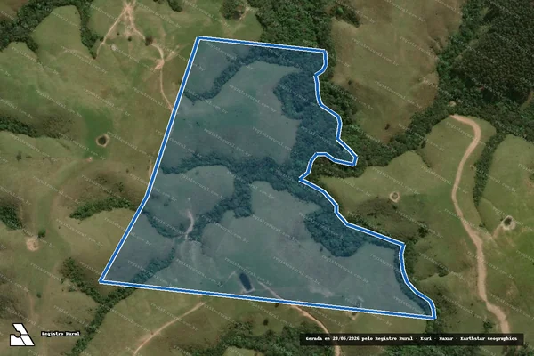 Imagem de satélite de Fazenda Santo Antonio II - Parte 1 em Reserva - PR