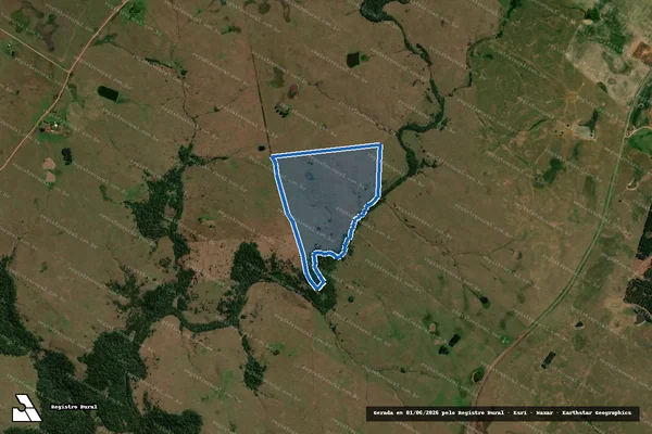 Imagem de satélite de FAZENDA SANTA RITA - INV. INHACUNDA 07 em São Francisco de Assis - RS