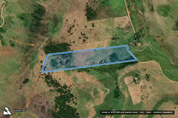 Imagem de satélite de FAZENDA ESPERANÇA, PROSPERIDADE, POUSO ALEGRE E SANTA CLARA - PARCELA 03 em Itanhém - BA