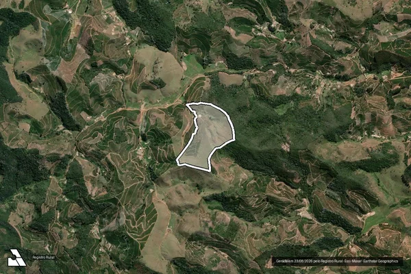 Imagem de satélite de Grotão - Parcela 1 em Espera Feliz - MG