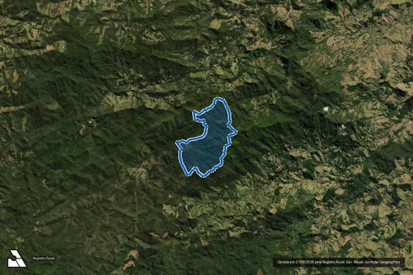Imagem de satélite de Quinhão 9B - Única em Sapucaí-Mirim - MG