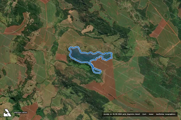 Imagem de satélite de Fazenda Água do Boi  - Gleba 1-C em Buritizal - SP