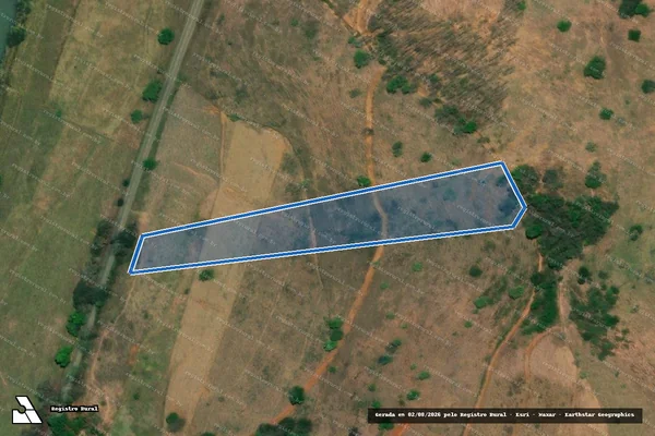 Imagem de satélite de Fazenda do Engenho - Gleba 03 em Cataguases - MG