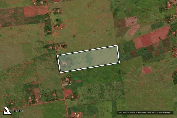 Imagem de satélite de Projeto de Assentamento Santa Mônica - Lote 446 FETAGRI em Terenos - MS