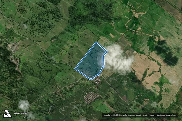 Imagem de satélite de FAZENDA CAPITU - Parte 1 em São Francisco do Conde - BA