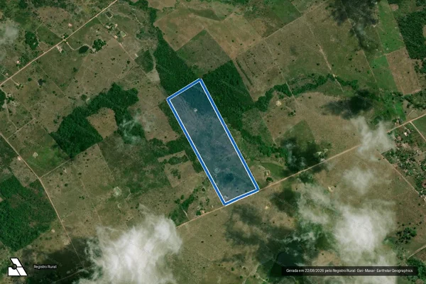 Imagem de satélite de Projeto de Assentamento 4 de Junho ? LOTE 49 - Parte 1 em São João do Araguaia - PA