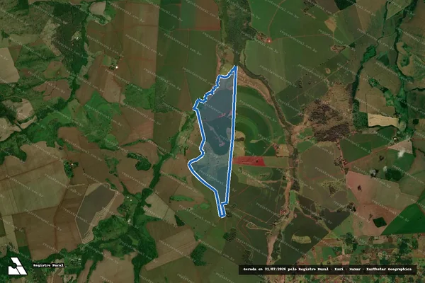 Imagem de satélite de FAZENDA SAO DOMINGOS - Parte 01 em Itaporã - MS