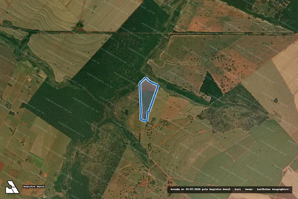 Imagem de satélite de ASS. EST. ASA BRANCA - PA0175S00Q00L004 em Mirante do Paranapanema - SP