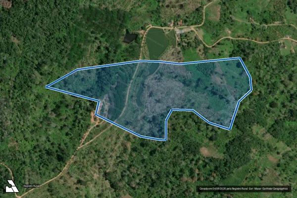Imagem de satélite de FAZENDA NOVO HORIZONTE - Parcela 1 em Piraí do Norte - BA