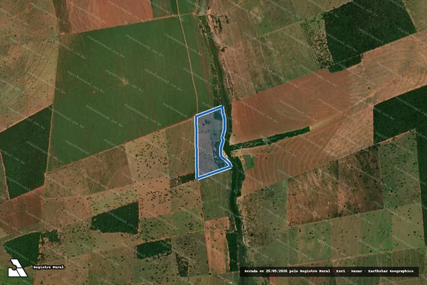 Imagem de satélite de Estância São José - Parte 02 em Batayporã - MS