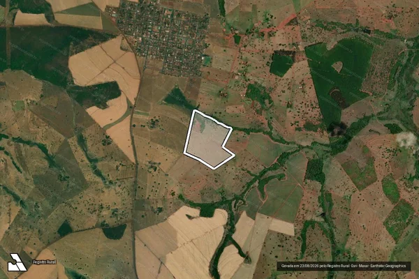 Imagem de satélite de Sítio Santa Maria - Parcela 1 em União de Minas - MG
