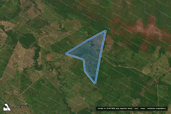 Imagem de satélite de LOTE 25 ? PA RECANTO - LOTE 25 em Xambioá - TO