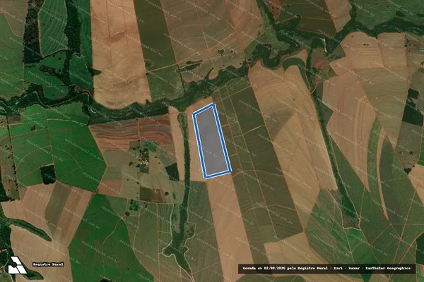 Imagem de satélite de Fazenda Rio das Pedras - Gleba B1 - GLEBA B1-A em Pederneiras - SP