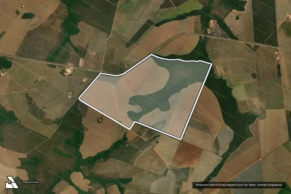 Imagem de satélite de Fazenda Sao Jose da Serra - Parte 1 em Campo Verde - MT