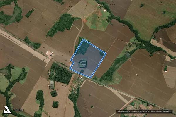 Imagem de satélite de Fazenda Terra do Amor em Rio Verde - GO