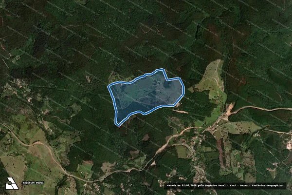 Imagem de satélite de Fazenda Vargem dos Coqueiros - Parcela 1 em Caeté - MG