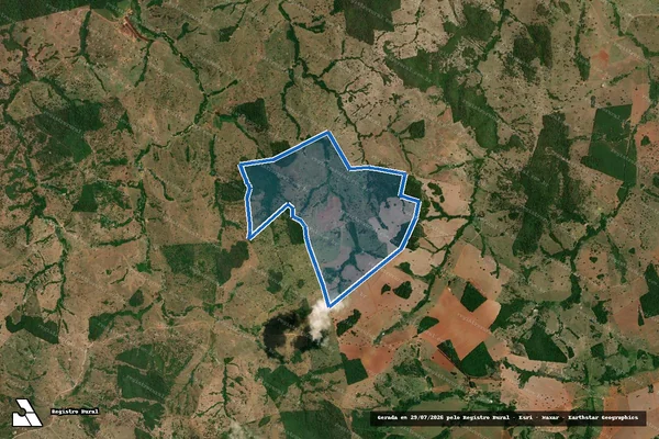 Imagem de satélite de FAZENDA BARREIRO, JOÃO JOSÉ E SERRA OU TRAZ OS MONTES - 001 em Morrinhos - GO