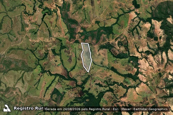 Imagem de satélite de Lote 33 Parcela 2 - Projeto de Assentamento Terra Nossa - Parte 1 em Varjão de Minas - MG