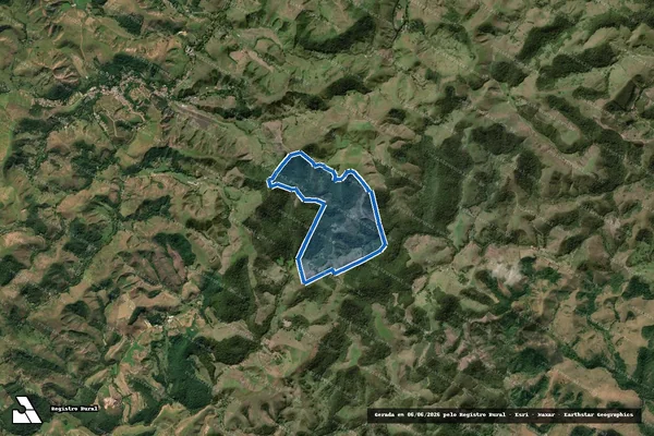Imagem de satélite de FAZENDA SÃO JOSÉ DOS PINHEIROS - 001 em Rio das Flores - RJ