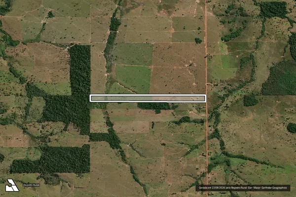 Imagem de satélite de LOTE 17-D ? GLEBA 08 - SETOR ROLIM DE MOURA - CHACARA BOA ESPERANÇA 3 em Rolim de Moura - RO