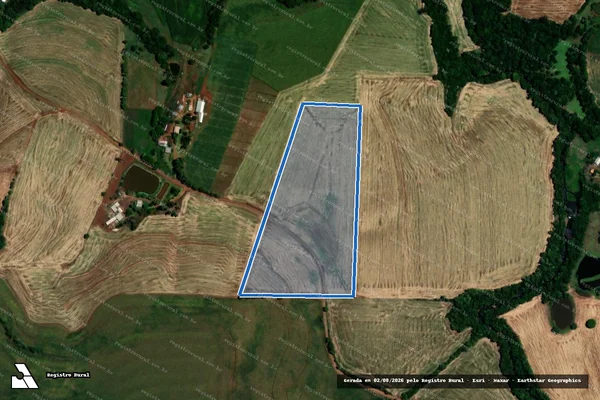 Imagem de satélite de Área de terras de parte do lote 435 e 437 - Parcela 1 em Sarandi - RS