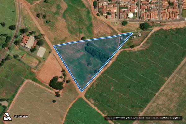 Imagem de satélite de ETEC Dona Sebastiana de Barros (Chácara da Serra) - Gleba 4 em São Manuel - SP