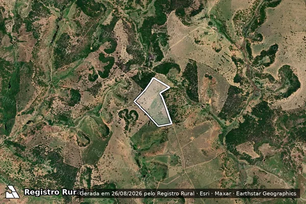 Imagem de satélite de FAZENDA PLANALTO - Parcela 1 em Umburatiba - MG