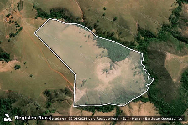 Imagem de satélite de Fazenda Cachoeira dos Veados, Carrancas, Jurema e Tapera - 001 em Lagoa Formosa - MG