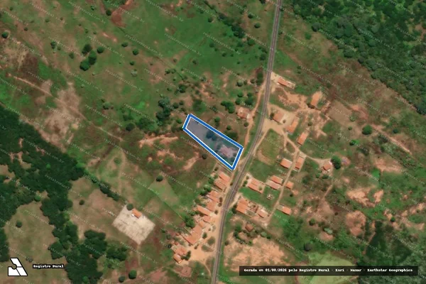 Imagem de satélite de SÍTIO CATOLE ? LOTE 1052 - Parte 1 em Ereré - CE