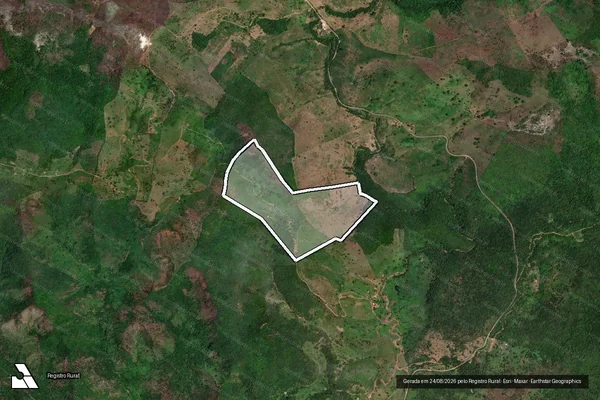 Imagem de satélite de Fazenda Boa Vista - Parte 1 em Divisópolis - MG