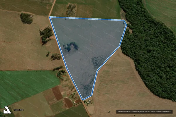 Imagem de satélite de Projeto de Assentamento Dorcelina Folador - LOTE 057 em Ponta Porã - MS