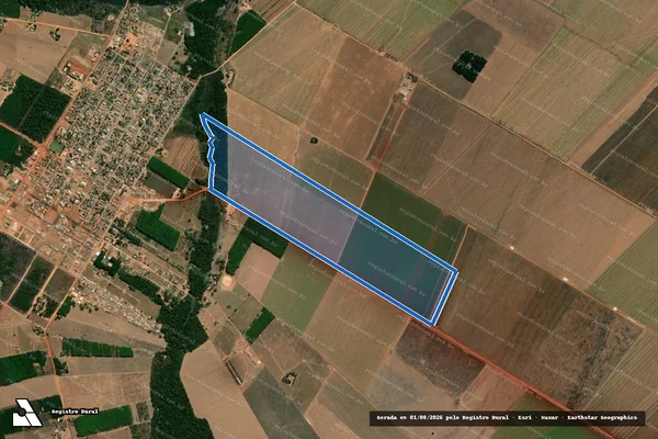 Imagem de satélite de Fazenda Paraná - Lote 142 - Matrícula 926 em Gaúcha do Norte - MT
