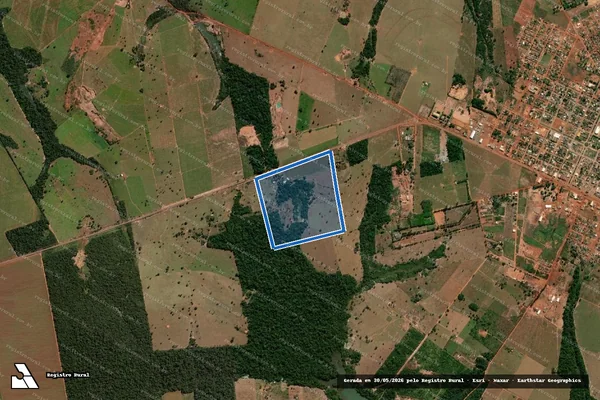 Imagem de satélite de Fazenda Nossa Senhora Aparecida ? Part. 2 - Parcela 1 em Brasnorte - MT