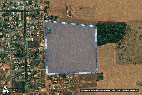 Imagem de satélite de Lote 02 da Gleba Guaporé Setor Cabixi - Parcela 1 em Cabixi - RO