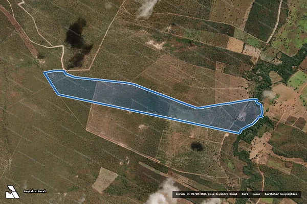 Imagem de satélite de Fazenda Santo Antonio Gleba 02 - Gleba 02 em Formosa do Rio Preto - BA