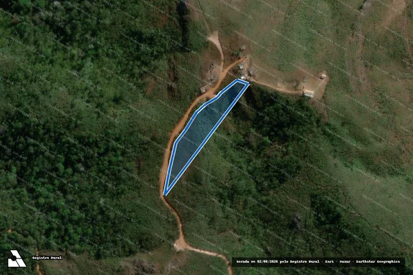 Imagem de satélite de Fazenda Mai D?água-Sant? Ana e Cachoeira - Parte 3 em Mariana - MG