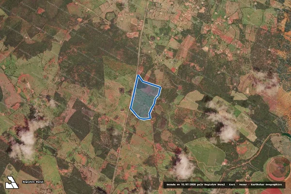 Imagem de satélite de Fazenda Santa Maria - PARCELA 02 em Caraíbas - BA