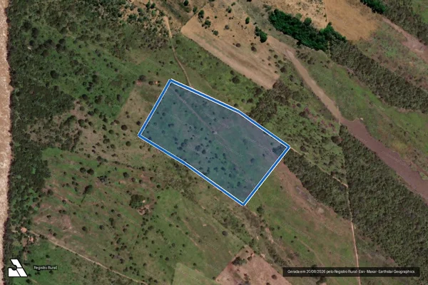 Imagem de satélite de FAZENDA CAATINGA - Gleba 03 em São Francisco - MG
