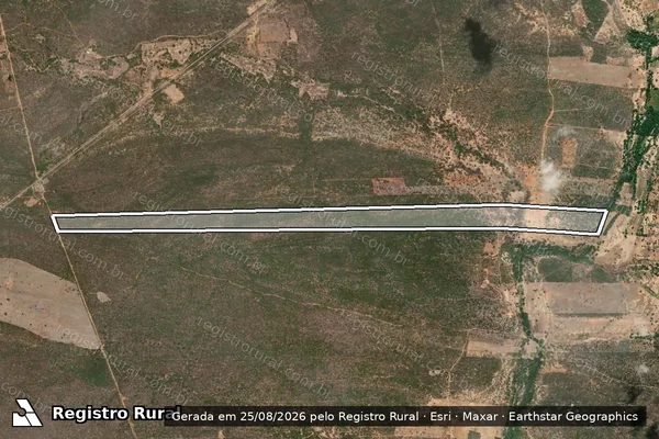 Imagem de satélite de FAZENDA SETE LAGOAS - Parte 3 em Parnamirim - PE