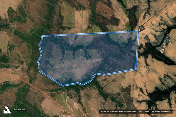 Imagem de satélite de FAZENDA BRASILIA - FAZ BRASILIA em Santa Maria das Barreiras - PA