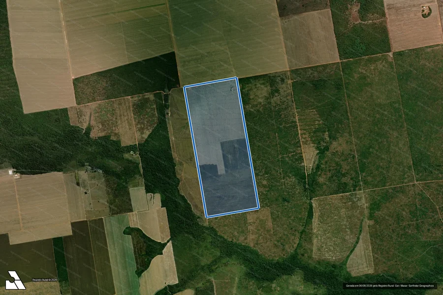 Imagem aérea do item B
