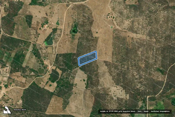 Imagem de satélite de SITIO CORREGO DO SACO ? LOTE 3333 - Parte 1 em Jaguaribe - CE