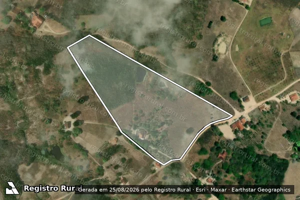 Imagem de satélite de SÍTIO SÃO TOMÉ - Parte 1 em Alagoa Nova - PB